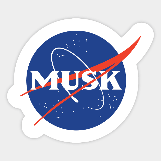 MUSK "MEATBALL" INSIGNIA Sticker by encip